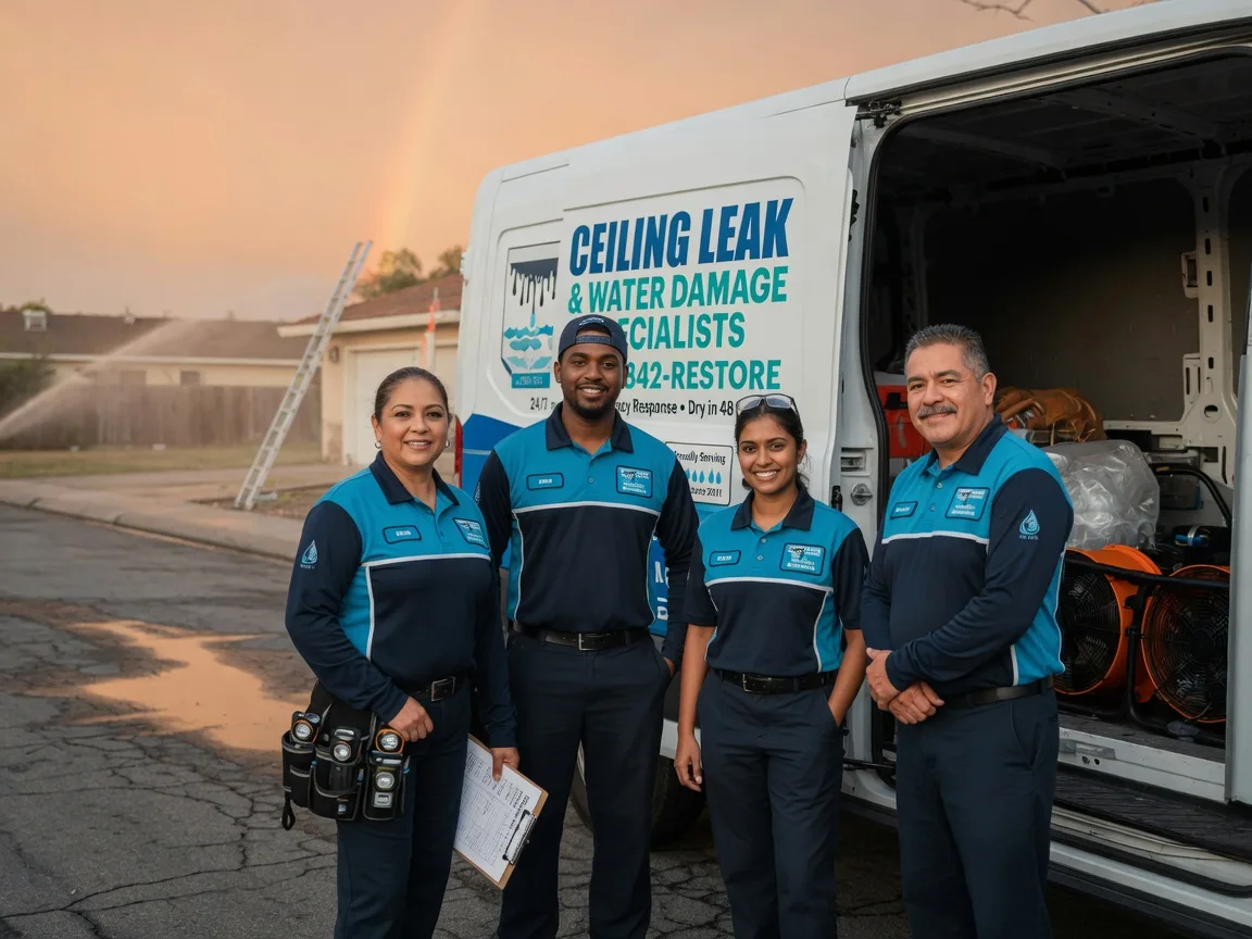 Ceiling Leak Cleanup company in Woodbury, PA