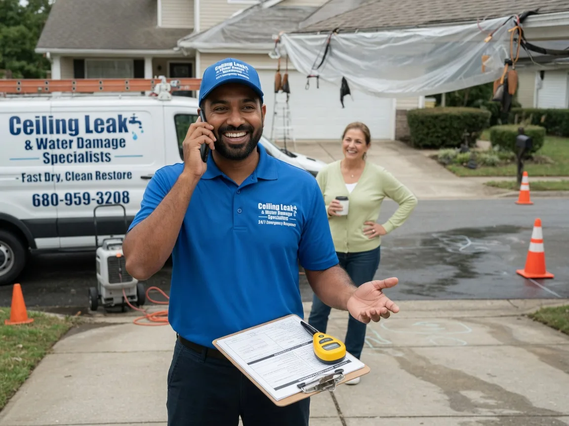 Ceiling Leak Cleanup Woodbury, PA FAQs